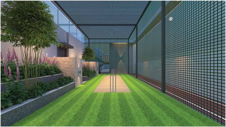 Lush Green Turf Lawn on the rooftop, artist's impression