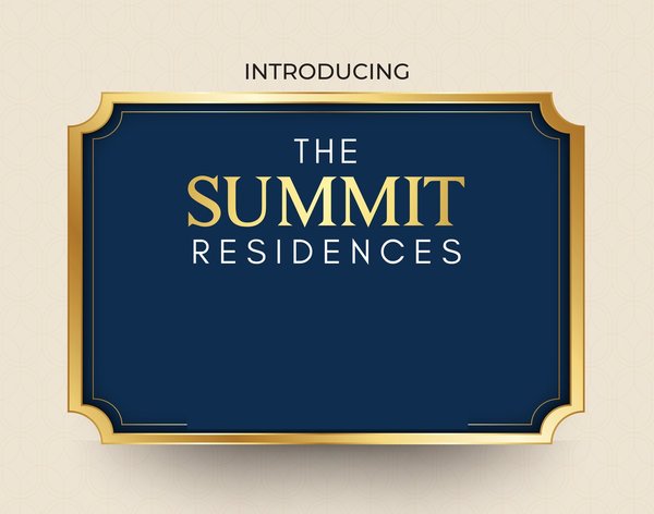 The Summit Residences nameplate